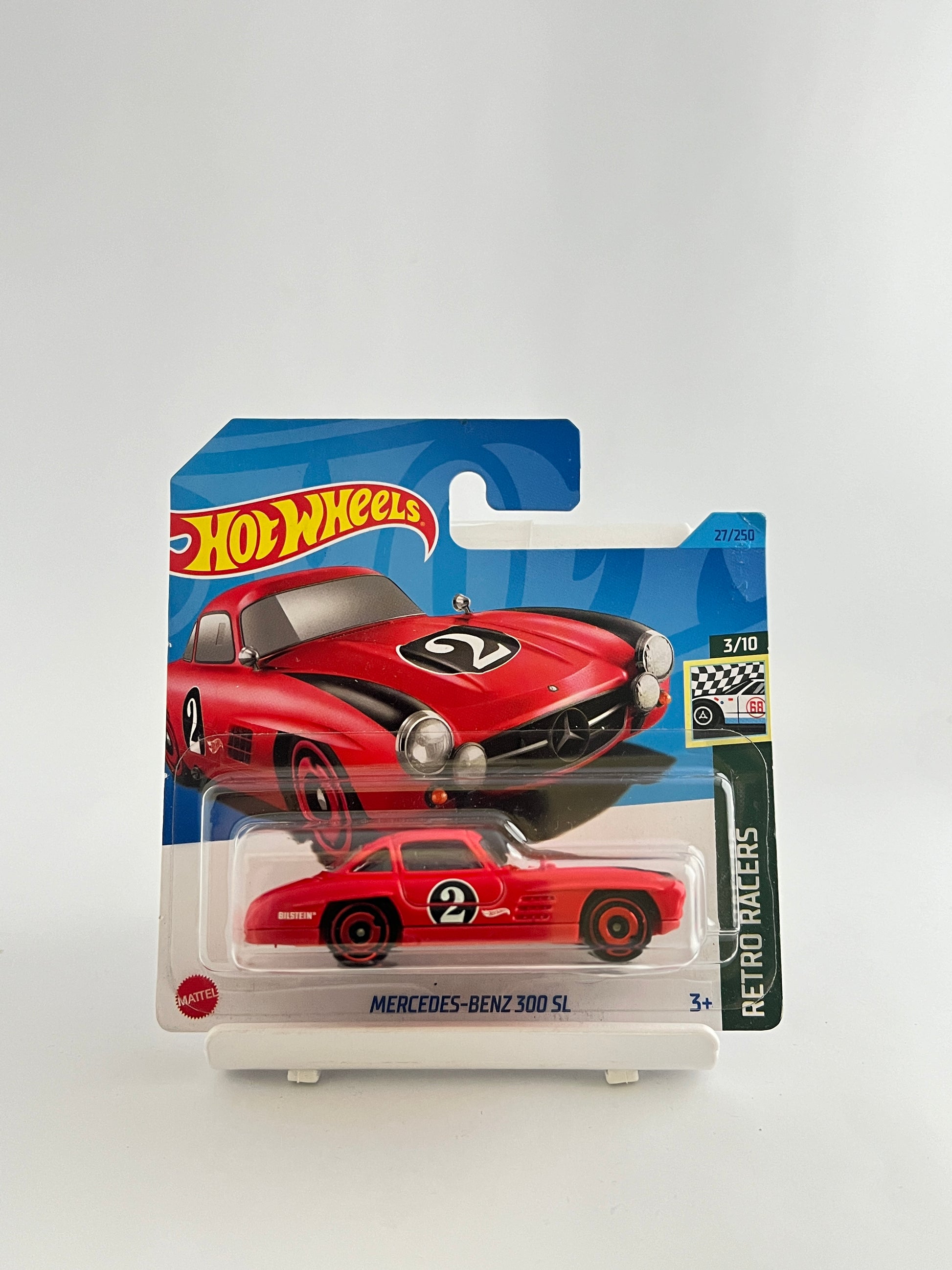 MERCEDES BENZ 300 SL - - SHORT CARD - 1A - Its Fun- Hot wheels - matchbox - diecast