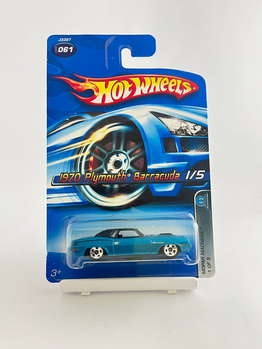 1970 PLYMOUTH BARRACUDA- 3C - Its Fun- Hot wheels - matchbox - diecast