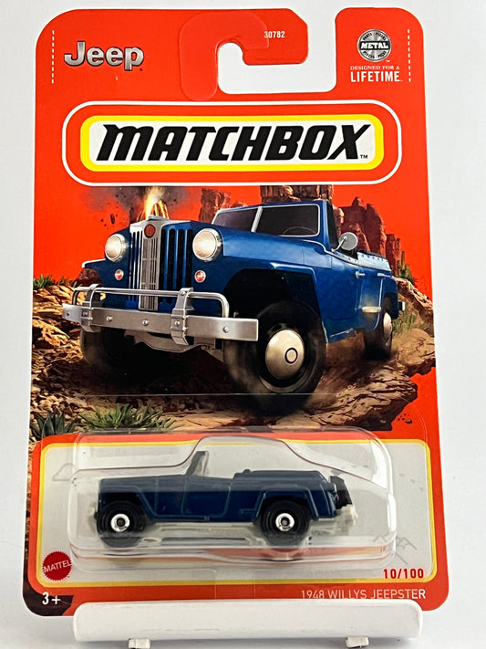 1948 WILLYS JEEPSTER -BLUE - Its Fun- Hot wheels - matchbox - diecast