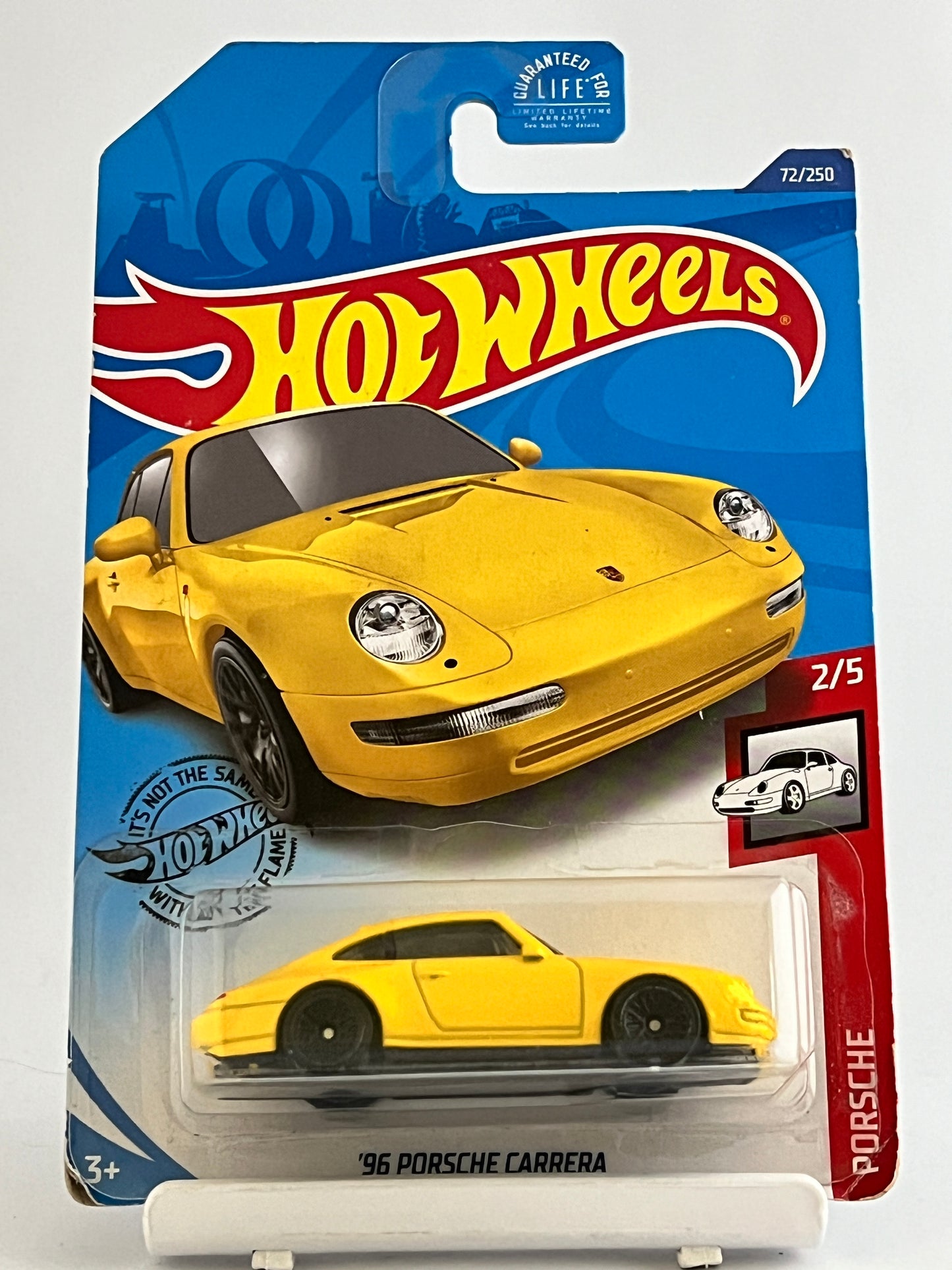 96 PORSCHE CARRERA - YELLOW - 2A - Its Fun- Hot wheels - matchbox - diecast