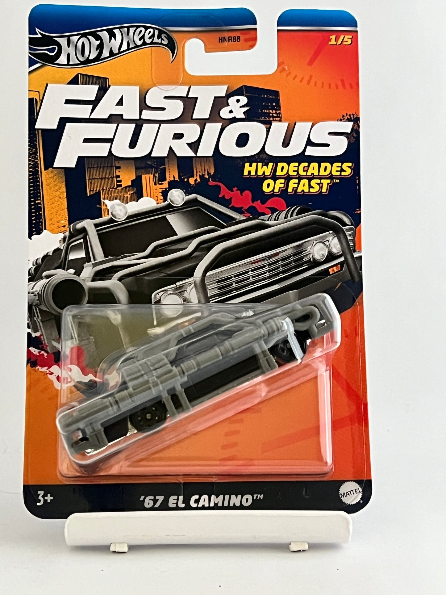 FAST AND FURIOUS - DECADES OF FAST SET OF 5 CARS - 2D