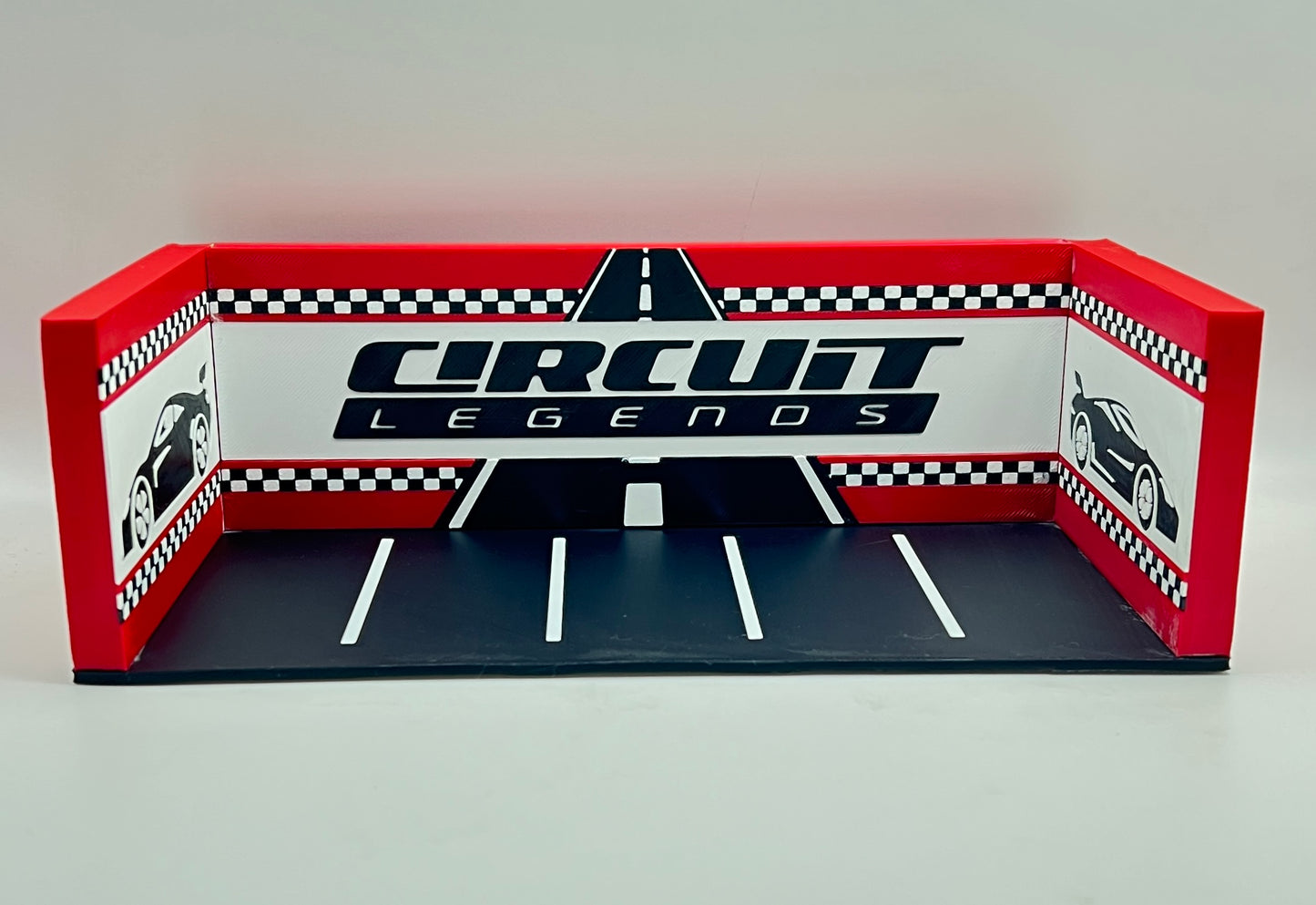 3D PRINTED - CIRCUIT LEGENDS MINI GARAGE DISPLAY