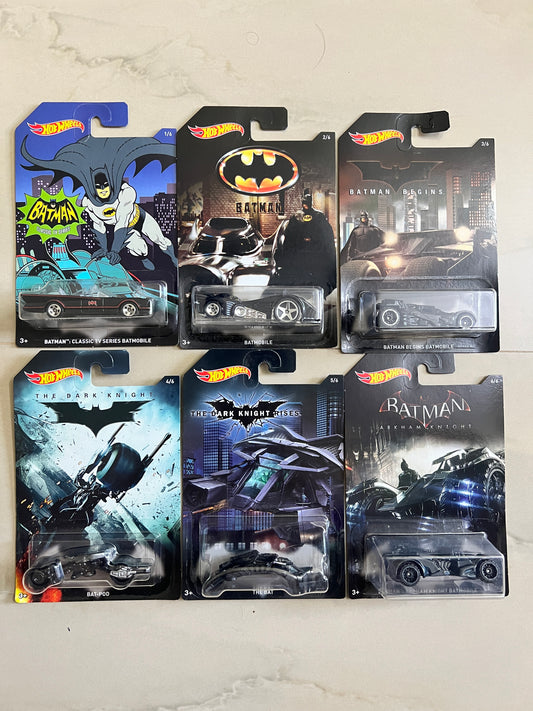 BATMAN SET OF 6 CARS - 2D