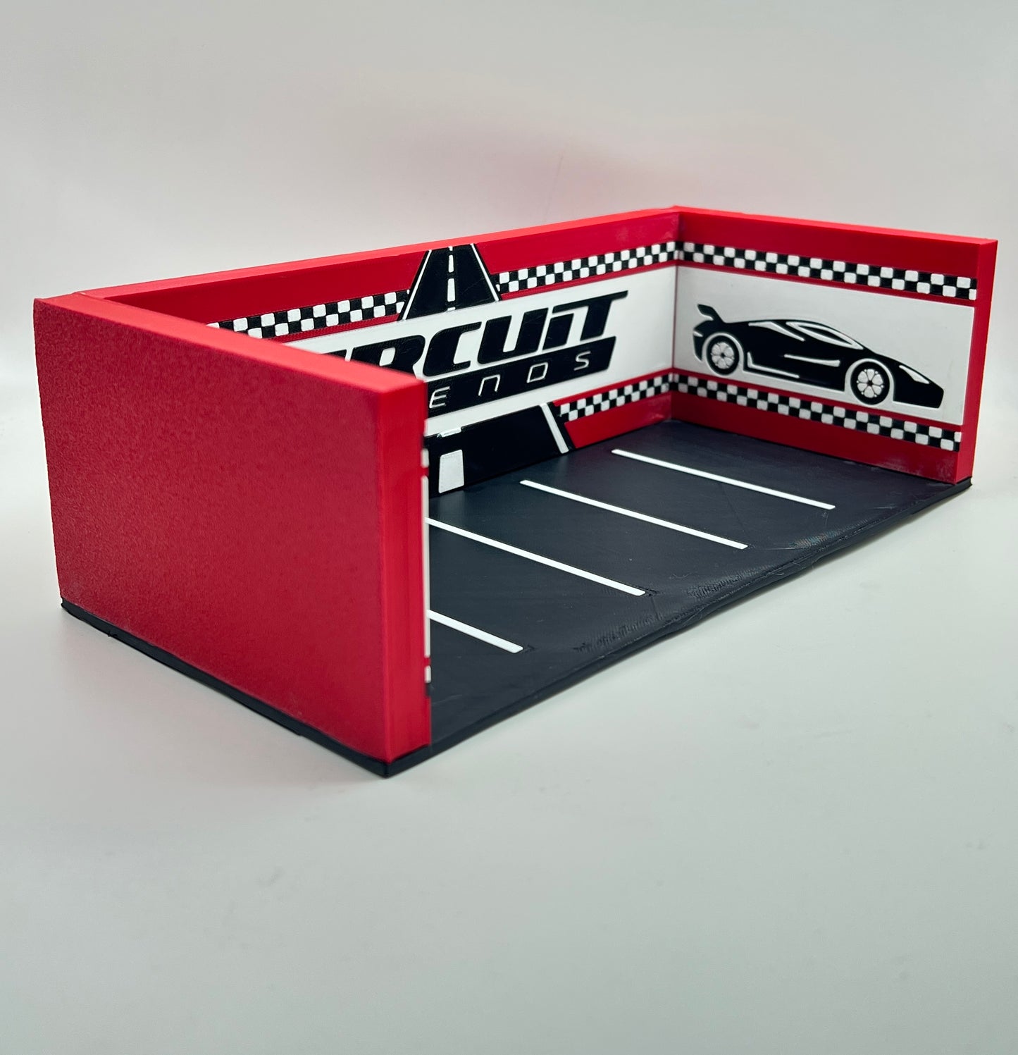 3D PRINTED - CIRCUIT LEGENDS MINI GARAGE DISPLAY