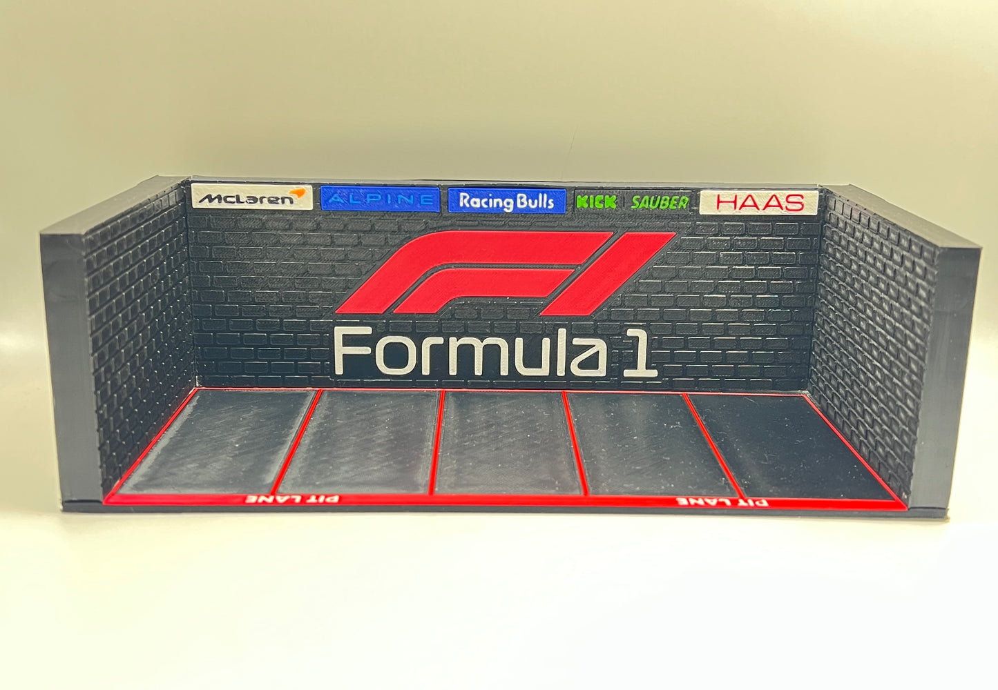 3D PRINTED - FORMULA 1 - MINI GARAGE DISPLAY