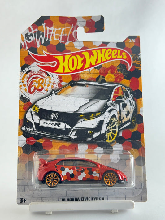 16 HONDA CIVIC TYPE R - 4C - Its Fun- Hot wheels - matchbox - diecast