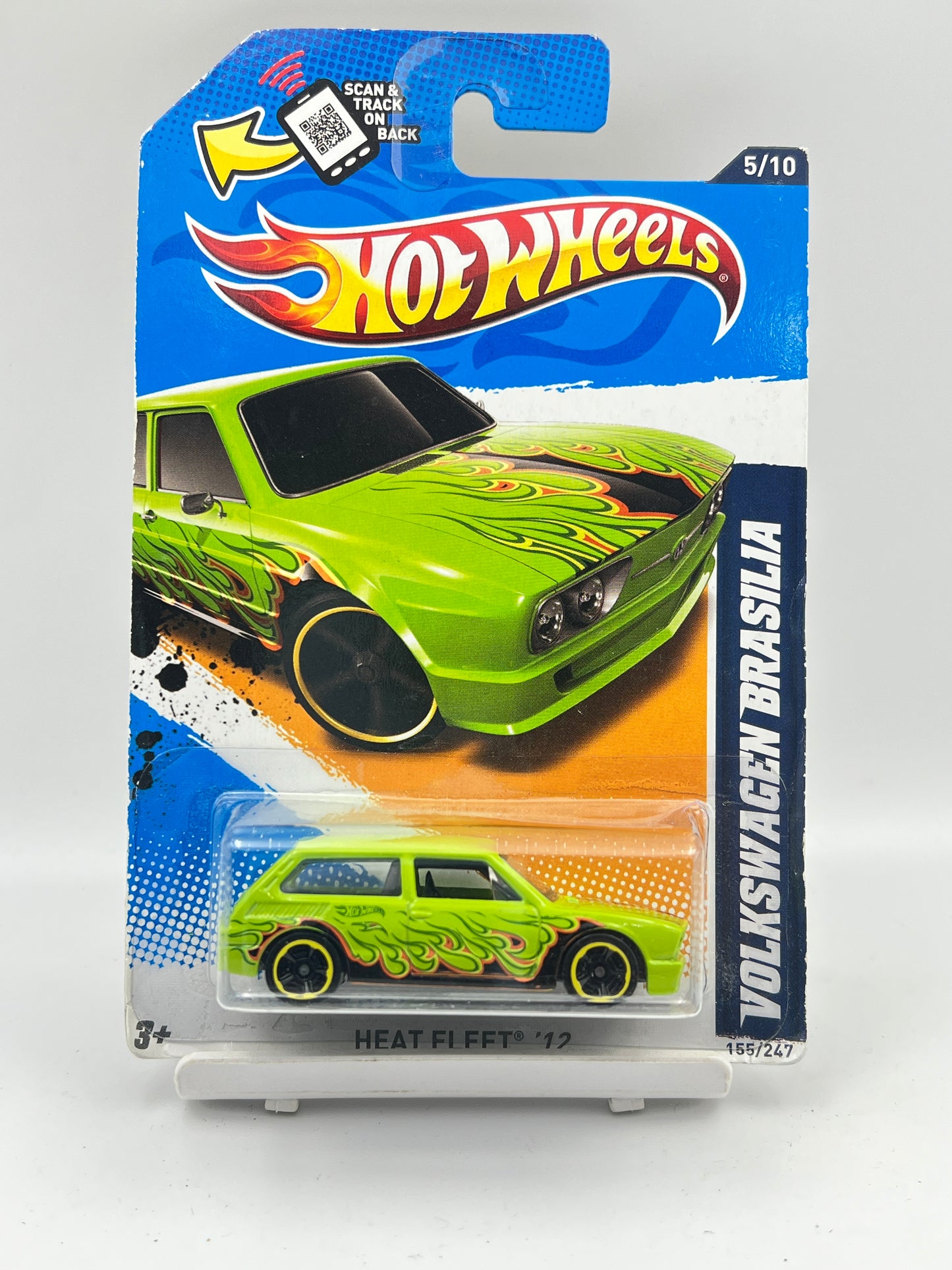SOFT EDGES - HOT WHEELS - VOLKSWAGEN BRASILIA - GREEN - C2