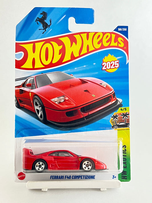 HOT WHEELS - FERRARI F40 COMPETIZIONE - 4F - Its Fun- Hot wheels - matchbox - diecast