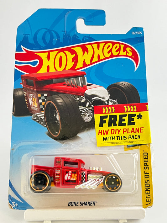 BONE SHAKER - RED - 1C - Its Fun- Hot wheels - matchbox - diecast