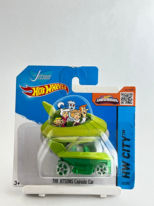 HOT WHEELS - SHORT CARD - THE JETSONS CAPSULE CAR - 4C - Its Fun- Hot wheels - matchbox - diecast