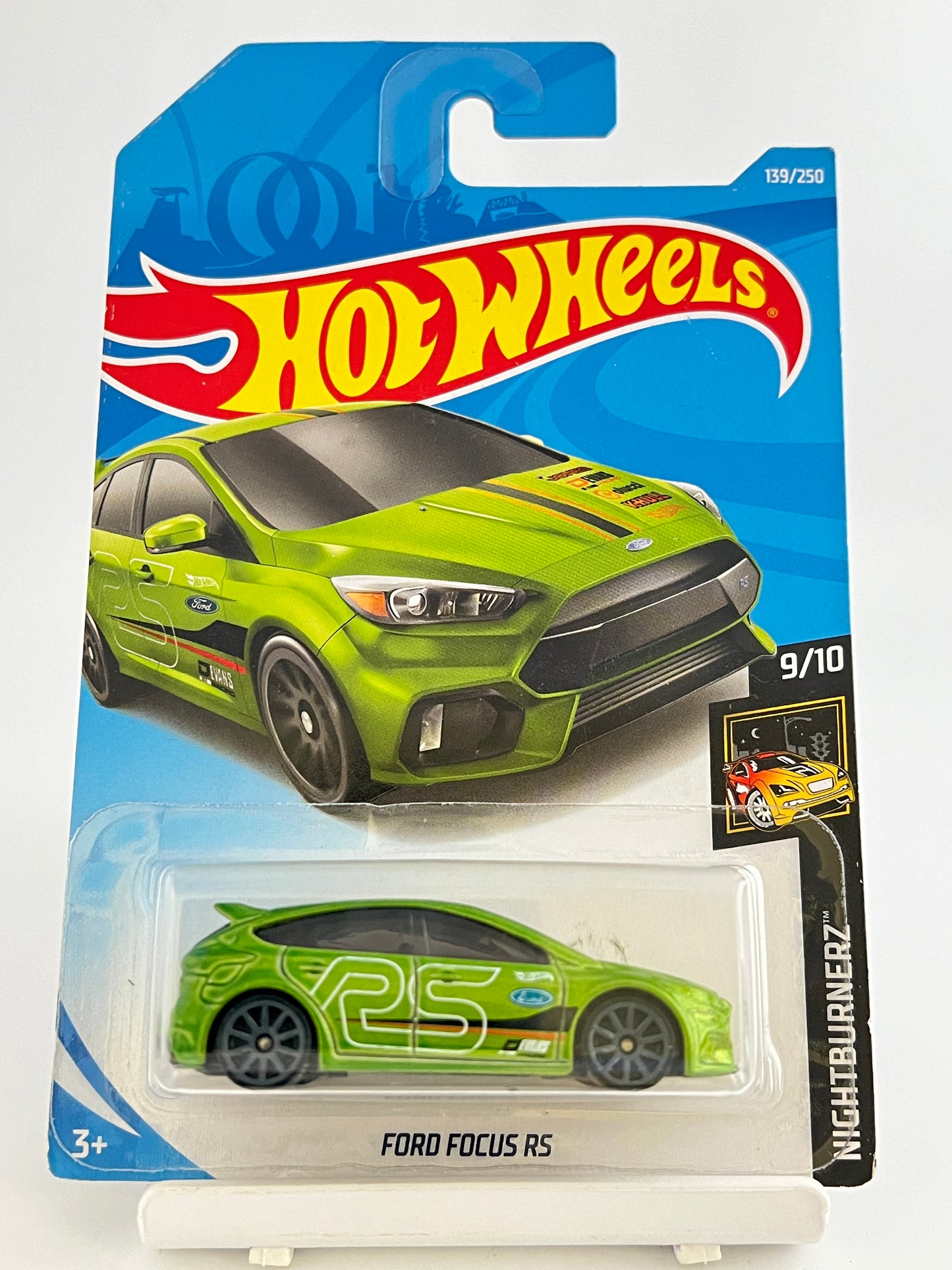 FORD FOCUS RS - GREEN - 1D - Its Fun- Hot wheels - matchbox - diecast