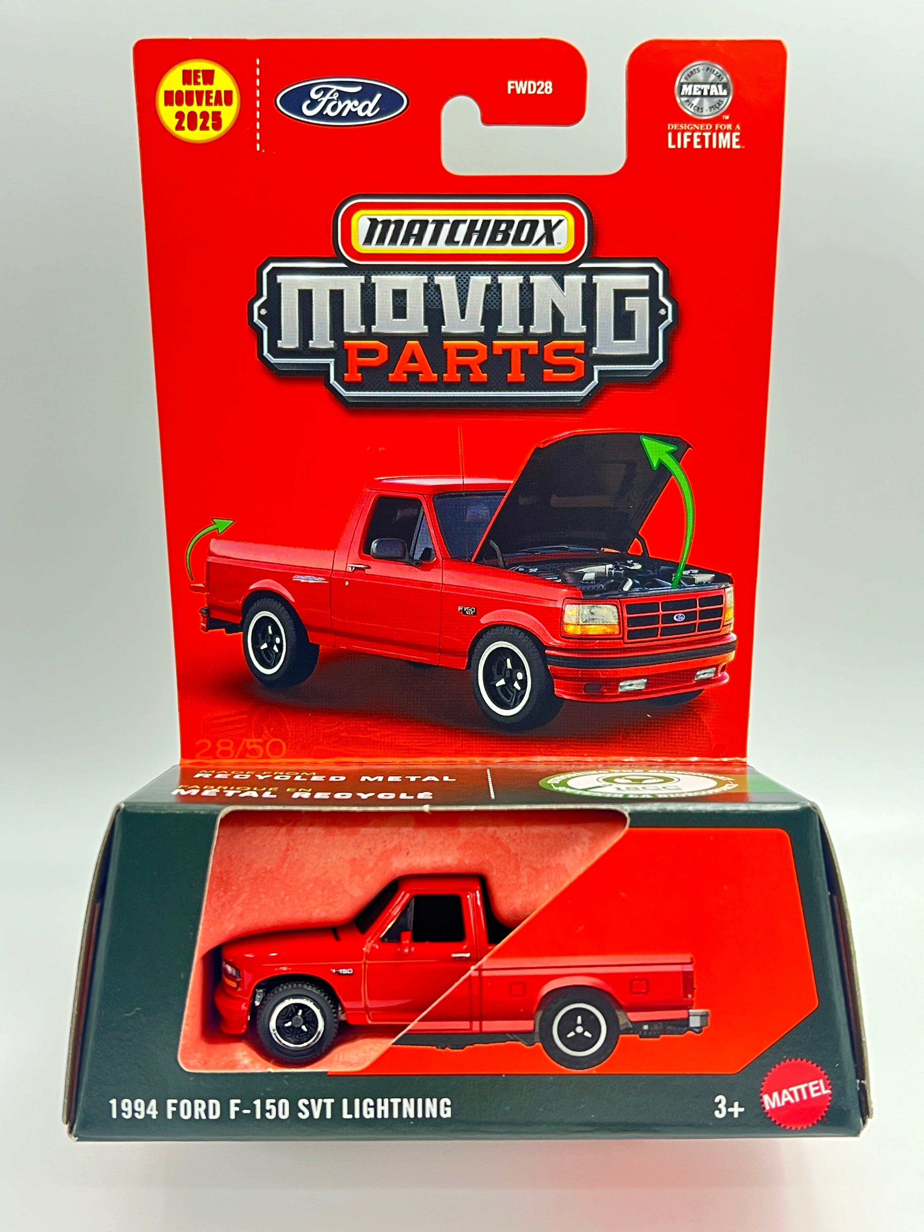 MATCHBOX MOVING PARTS - 1994 FORD F-150 SVT LIGHTNING - ZX2 – Its Fun