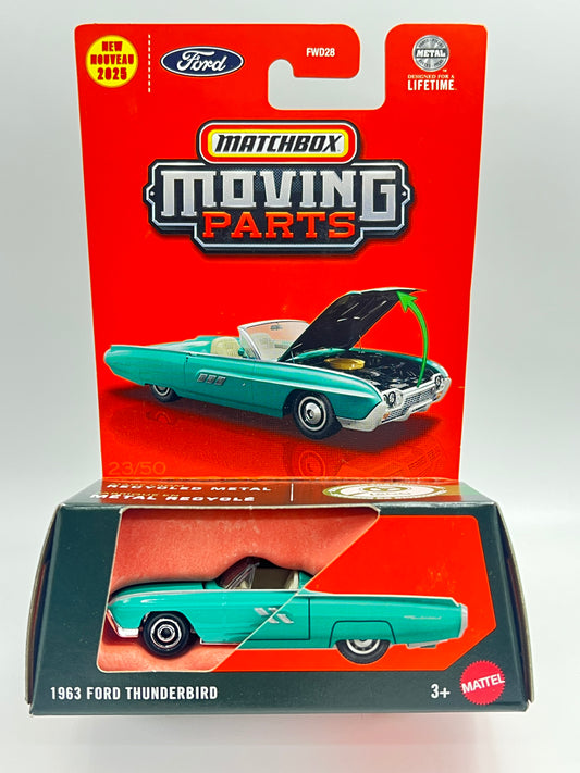MATCHBOX MOVING PARTS - 1963 FORD THUNDERBIRD - ZX4