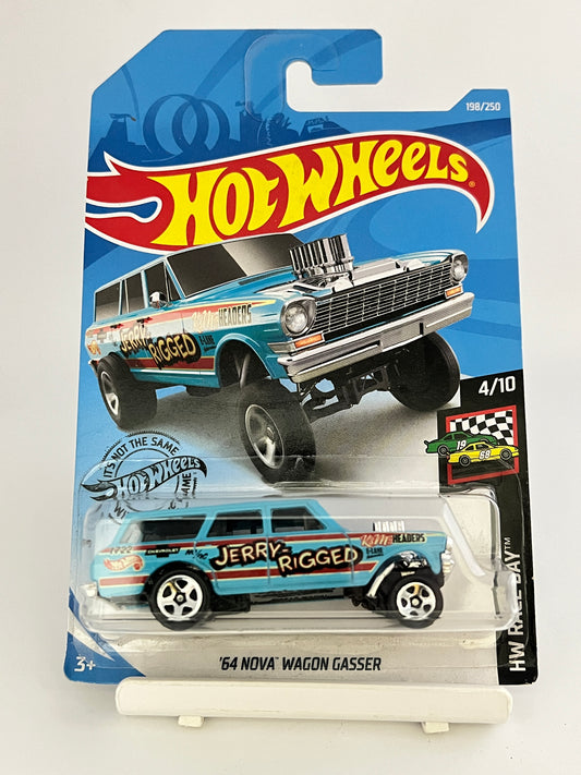 64 NOVA WAGON GASSER-2B - Its Fun- Hot wheels - matchbox - diecast