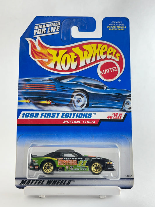 MUSTANG COBRA (1998 FIRST EDITIONS) - 3A - Its Fun- Hot wheels - matchbox - diecast