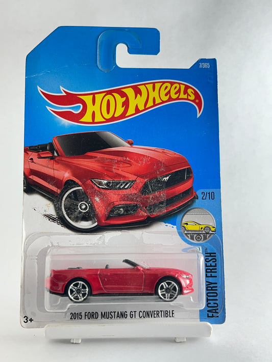 2015 FORD MUSTANG CONVERTIBLE - 3A - Its Fun- Hot wheels - matchbox - diecast