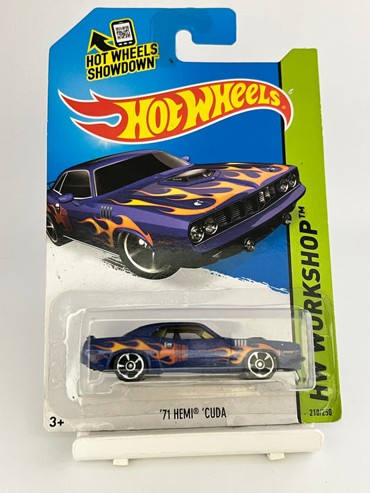 71 HEMI CUDA -2A - Its Fun- Hot wheels - matchbox - diecast