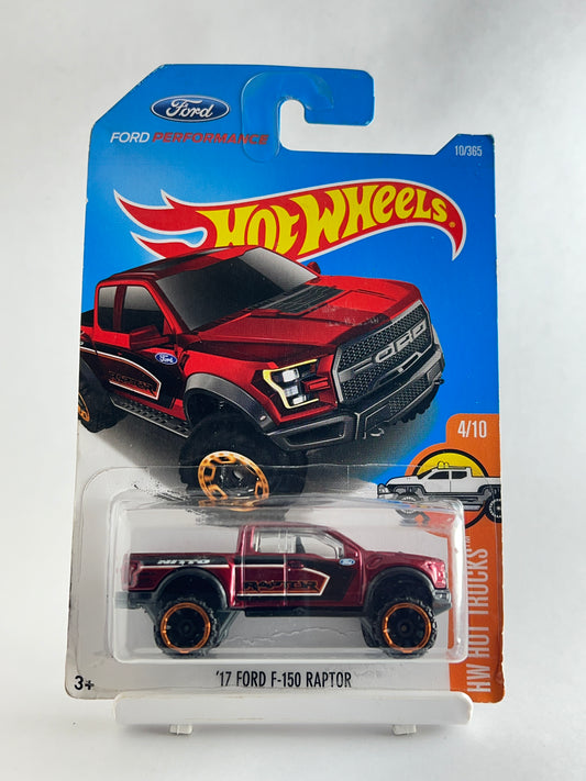 17 FORD F-150 RAPTOR - 3A (CARD HAS SOFT EDGES AND MILD BLISTER SQUEEZE) - Its Fun- Hot wheels - matchbox - diecast
