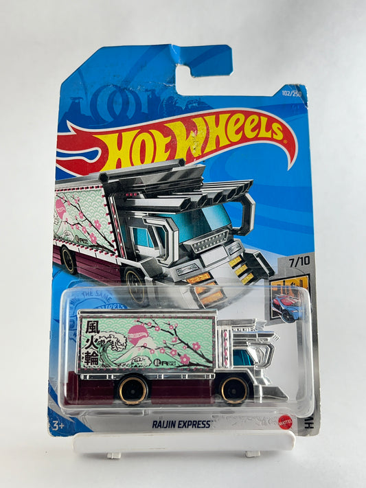 RAIJIN EXPRESS - 3A ( CARD CONDITION AS IN PIC) - Its Fun- Hot wheels - matchbox - diecast