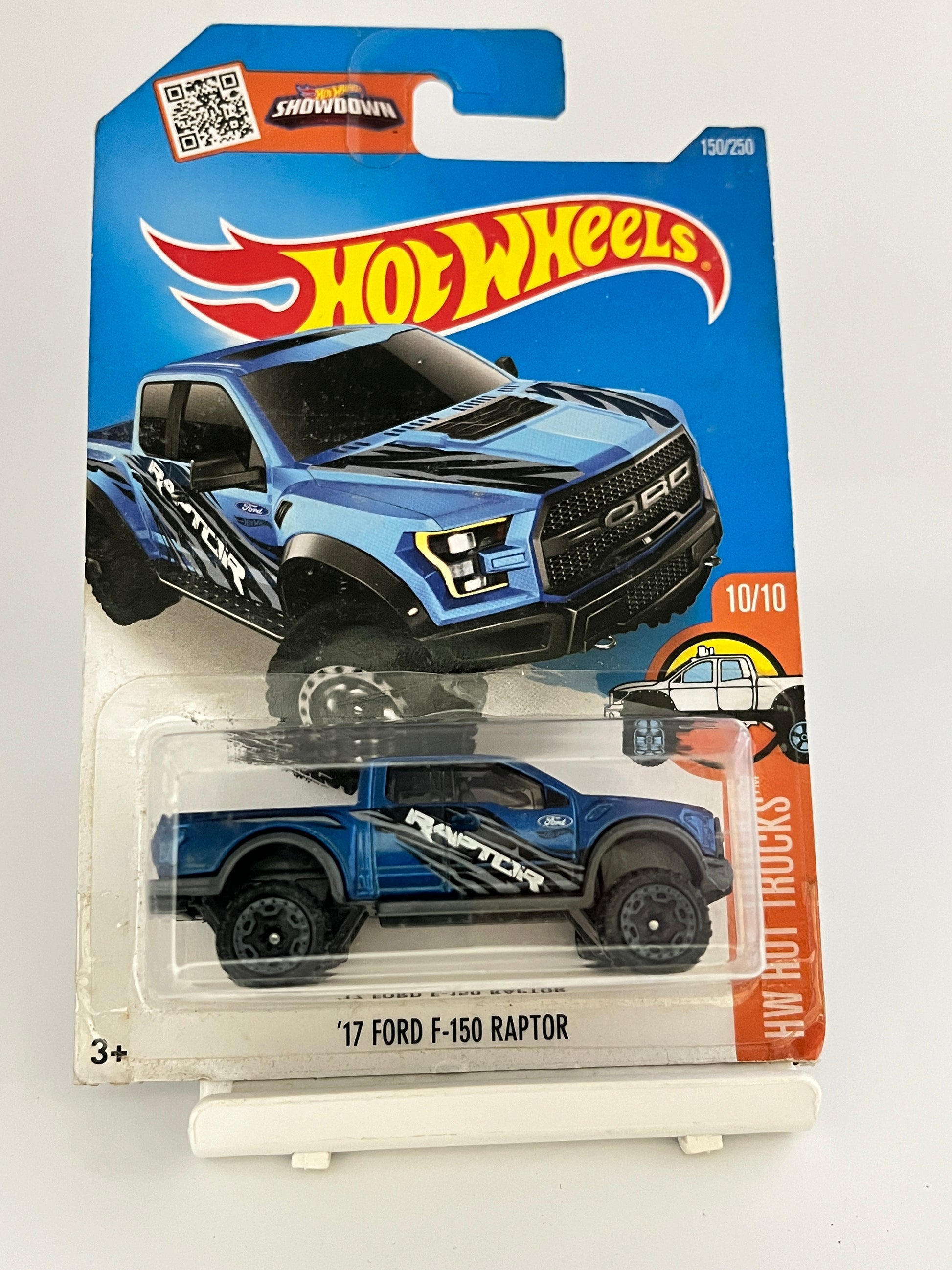 17 FORD F-150 RAPTOR - BLUE - 2B - Its Fun- Hot wheels - matchbox - diecast