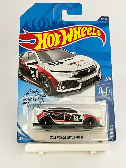 2018 HONDA CIVIC TYPE R - 2A - Its Fun- Hot wheels - matchbox - diecast