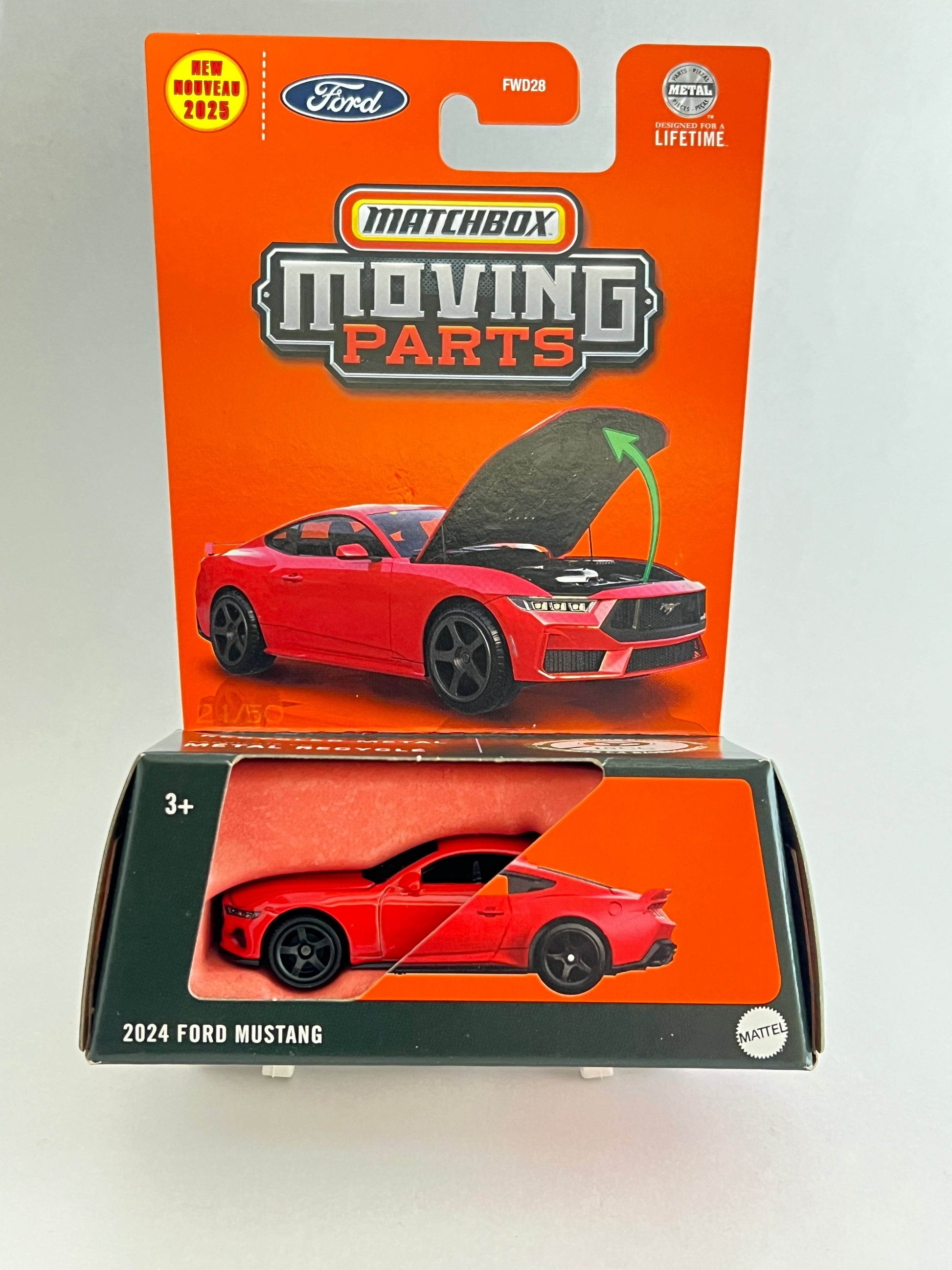 MATCHBOX MOVING PARTS - 2024 FORD MUSTANG - ZX4 - Its Fun
