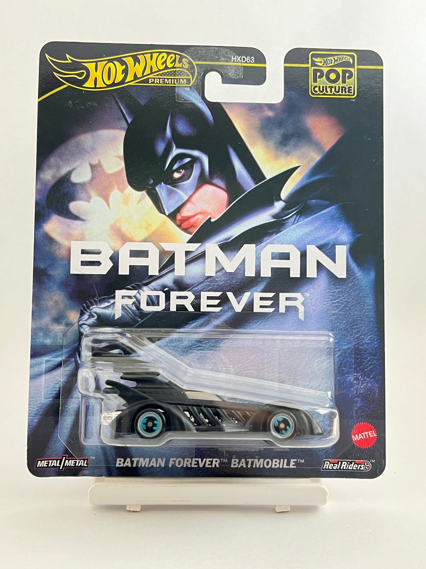 SOFT EDGES - PREMIUM - BATMAN FOREVER BATMOBILE - WITH FREE PROTECTOR -4F - Its Fun- Hot wheels - matchbox - diecast