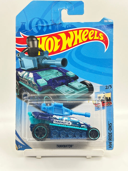 DAMAGED CARD - HOT WHEELS - TANKNATOR - 3D