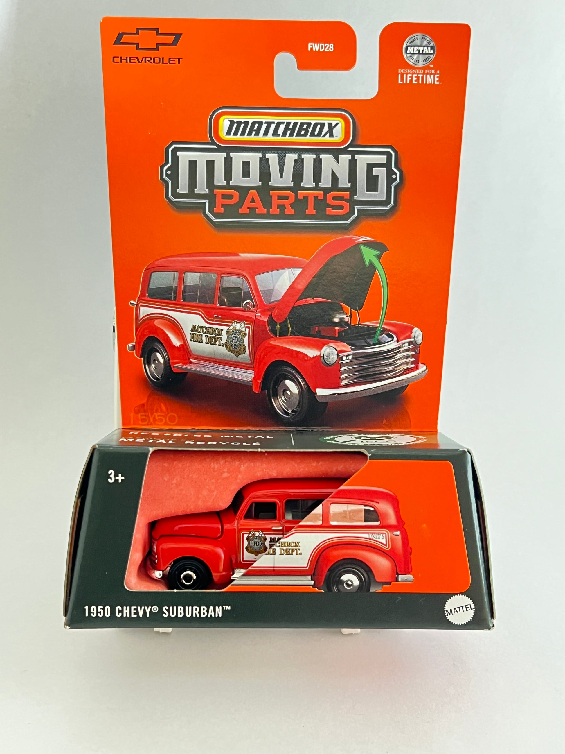 MATCHBOX MOVING PARTS -  1950 CHEVY SUBURBAN - ZX4 - Its Fun- Hot wheels - matchbox - diecast