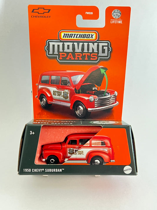 MATCHBOX MOVING PARTS -  1950 CHEVY SUBURBAN - ZX4 - Its Fun- Hot wheels - matchbox - diecast