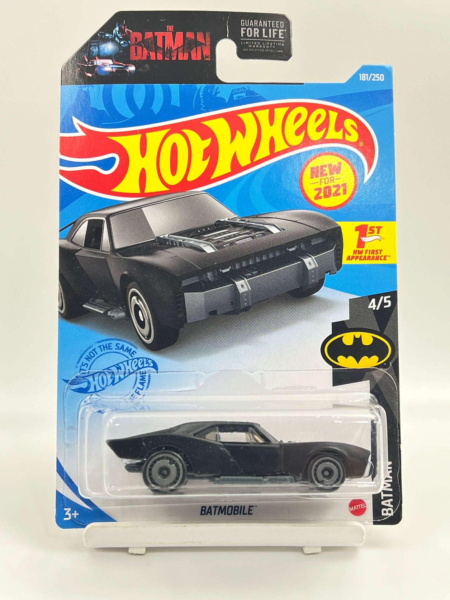 HOT WHEELS - BATMOBILE - BLACK - 2021 VERSION - 4A