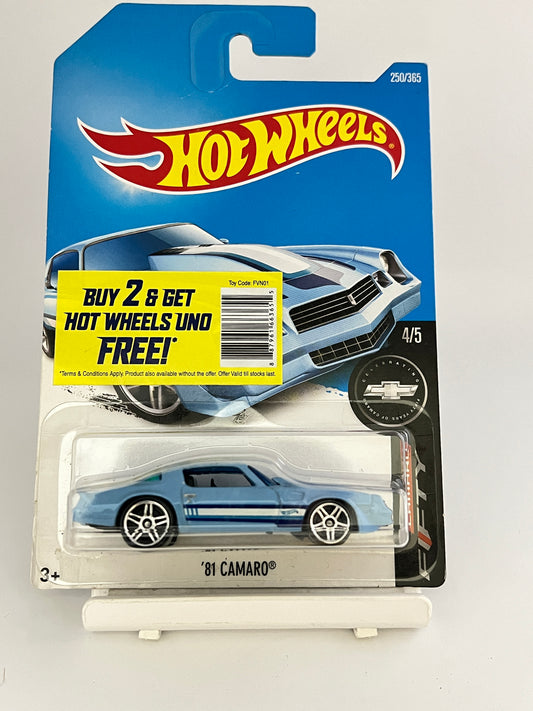 81 CAMARO - 2B - Its Fun- Hot wheels - matchbox - diecast