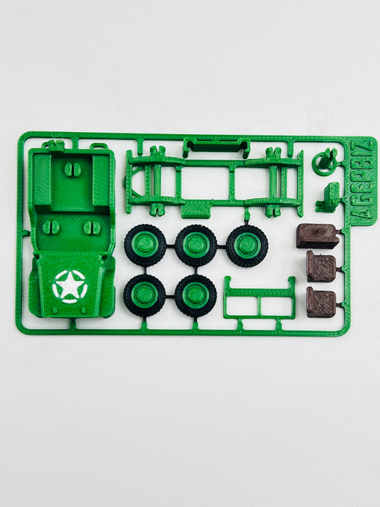 3D PRINTED - JEEP KIT CARD - GREEN