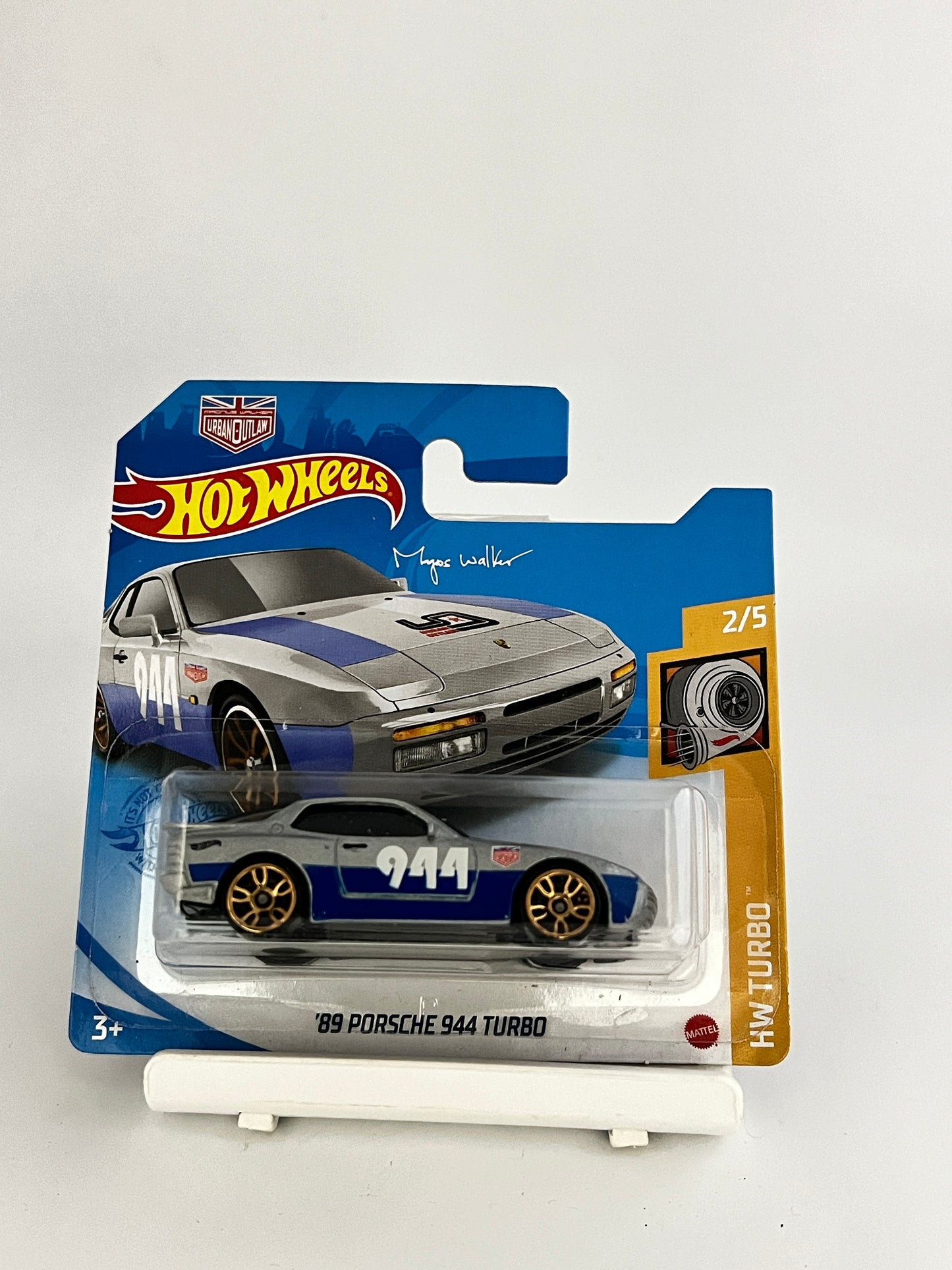 89 PORSCHE 944 TURBO - SHORT CARD - 4A - Its Fun- Hot wheels - matchbox - diecast