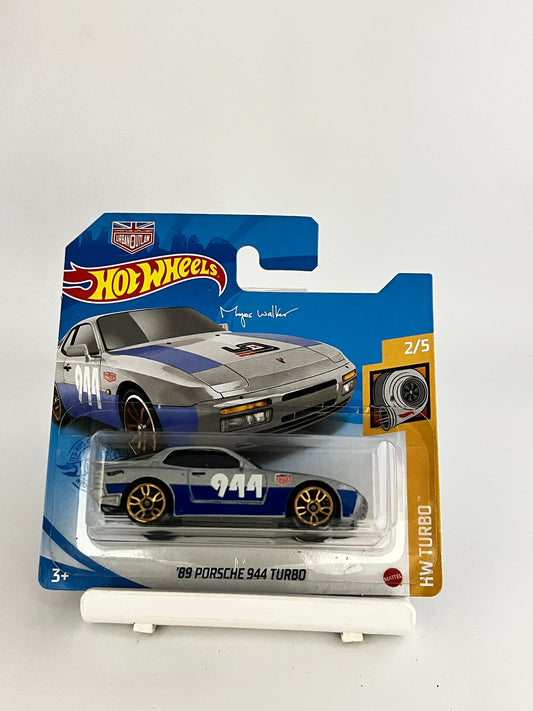 89 PORSCHE 944 TURBO - SHORT CARD - 4A - Its Fun- Hot wheels - matchbox - diecast
