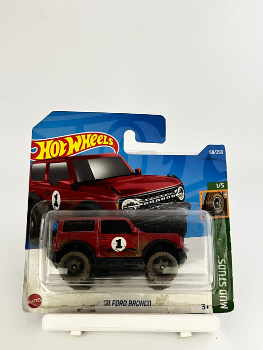 21 FORD BRONCO - SHORT CARD - 3C - Its Fun- Hot wheels - matchbox - diecast