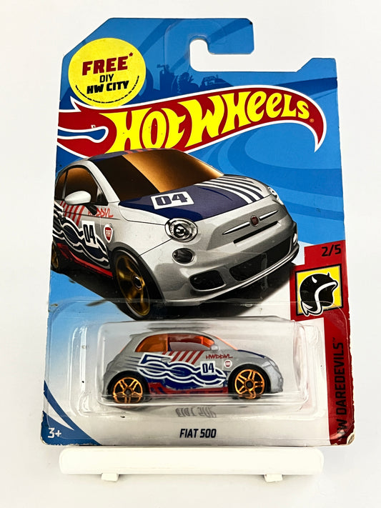 FIAT 500 - BLISTER SQUEEZED- 5C - Its Fun- Hot wheels - matchbox - diecast