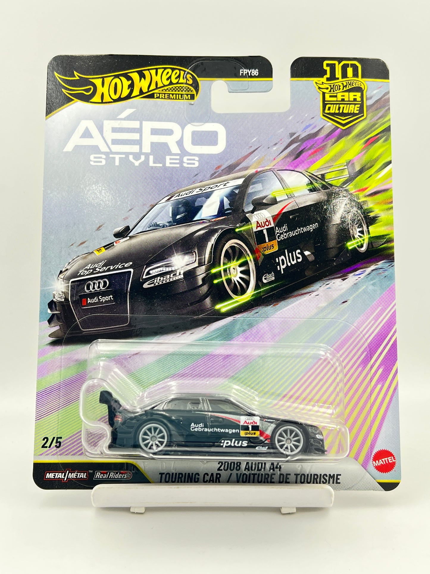 HOT WHEELS - PREMIUM - AERO STYLES - 2008 AUDI A4 TOURING CAR - B5