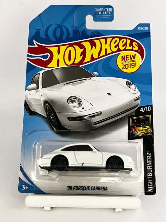 96 PORSCHE CARRERA -WHITE - 4A - Its Fun- Hot wheels - matchbox - diecast