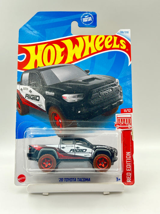( CARD AS IN PIC ) - RED EDITION - TARGET EXCLUSIVE - HOT WHEELS - 20 TOYOTA TACOMA - 2G