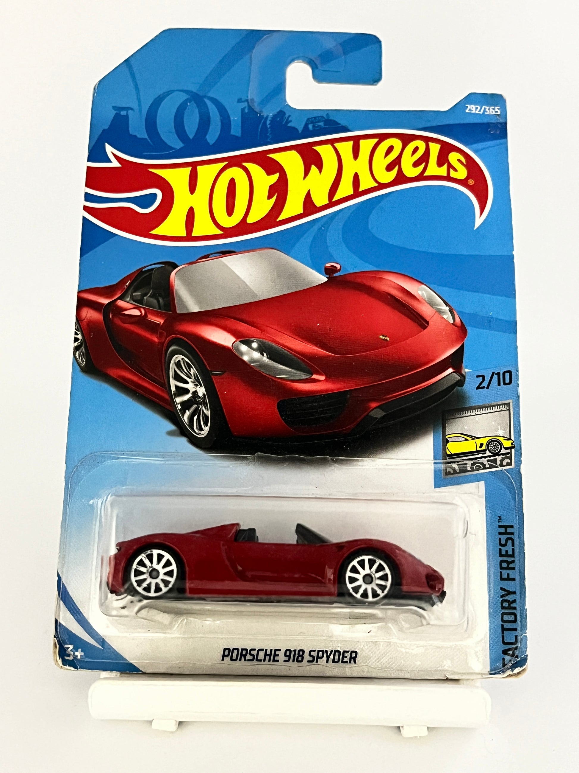 PORSCHE 918 SPYDER -RED-BLISTER CRACK - 5D - Its Fun- Hot wheels - matchbox - diecast