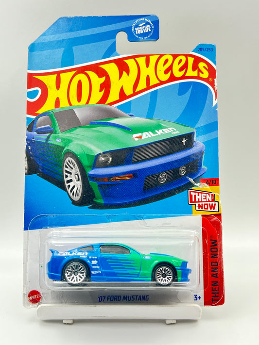 DAMAGED CARD / BLISTER - HOT WHEELS - 07 FORD MUSTANG - FALKEN - 1C