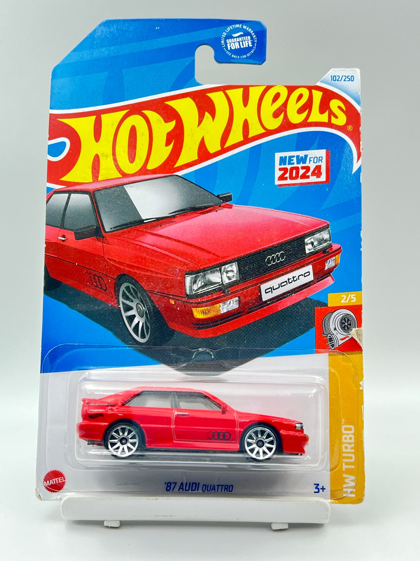 IMPORTED - HOT WHEELS -  87 AUDI QUATTRO - RED - C1