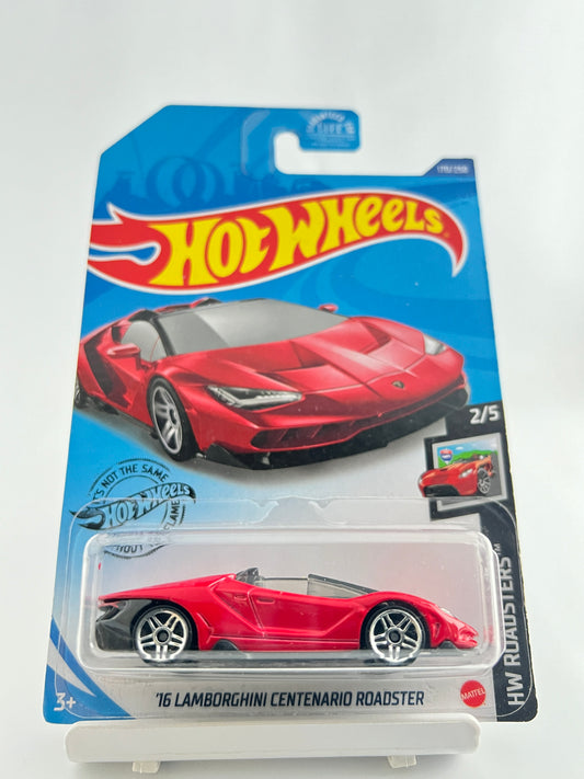 16 LAMBORGHINI CENTENARIO ROADSTER - 2C - Its Fun- Hot wheels - matchbox - diecast
