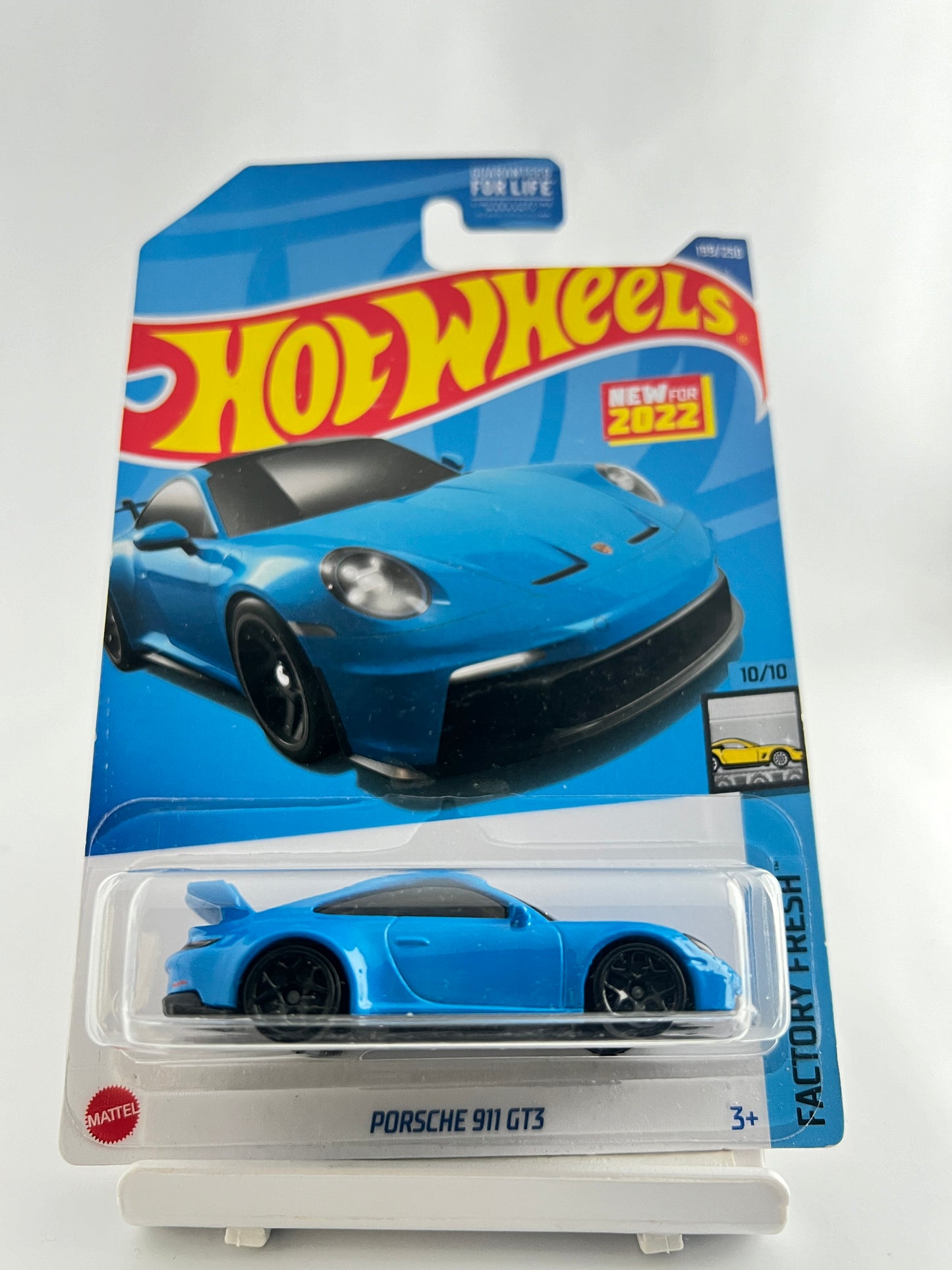 PORSCHE 911 GT3-BLUE-3D - Its Fun- Hot wheels - matchbox - diecast