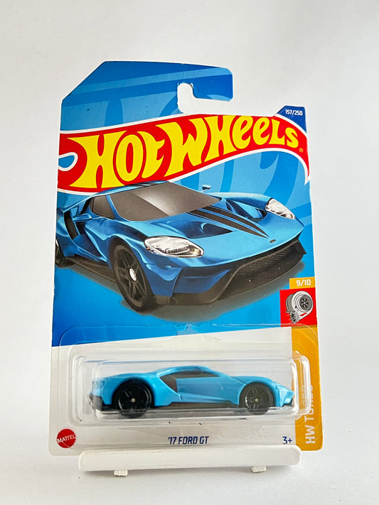 17 FORD GT - BLUE - 1B - Its Fun- Hot wheels - matchbox - diecast