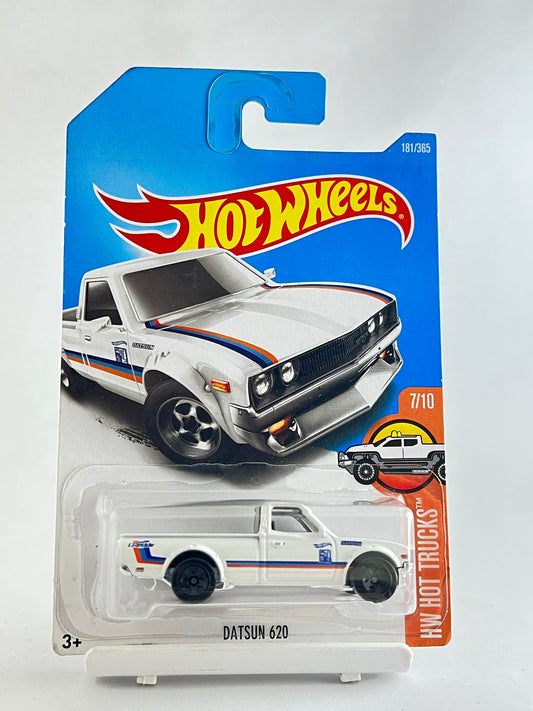 DATSUN 620 - WHITE - 1A - Its Fun- Hot wheels - matchbox - diecast