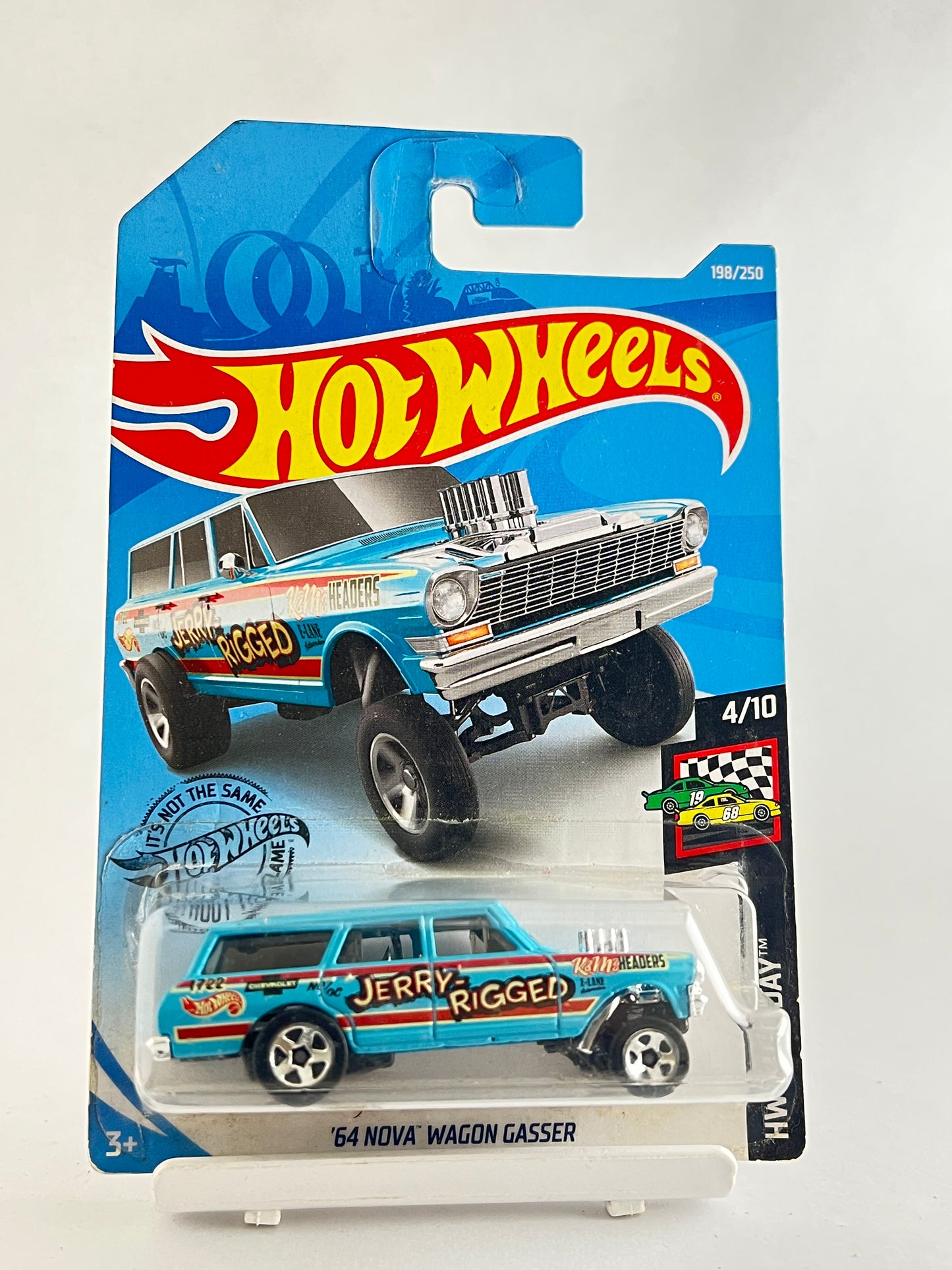 NOVA WAGON GASSER - 3D (CARD CONDITION AS IN PICTURE) - Its Fun- Hot wheels - matchbox - diecast