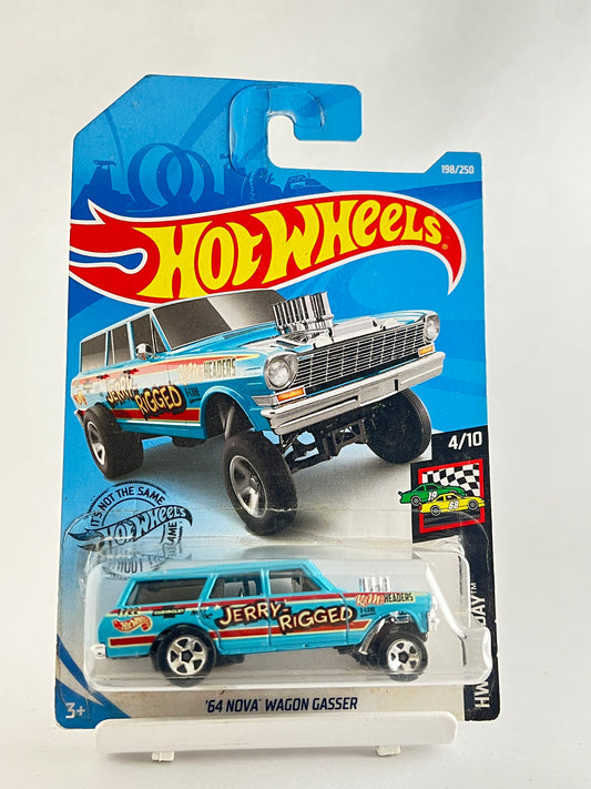 NOVA WAGON GASSER - 3D (CARD CONDITION AS IN PICTURE) - Its Fun- Hot wheels - matchbox - diecast