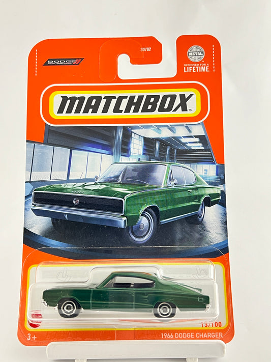 1966 DODGE CHARGER- GREEN - Its Fun- Hot wheels - matchbox - diecast